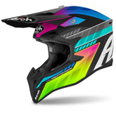 AIROH WRAAP YOUTH Casco Cross Bambino Moto Economico grafica PRISM